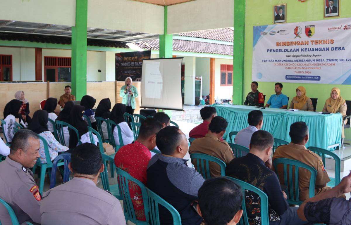 Sinergi Membangun Desa: TMMD 129 Bojonegoro Bekali Warga Kesongo Ilmu Kelola Keuangan