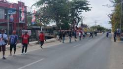 Polda Papua Barat Daya Bersama Komunitas Sepeda Senang-senang dan UMKM Kota Sorong Semarakkan HUT Ke-81 RI
