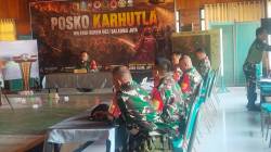 Danrem 083/Bdj Kolonel Inf Wahyu Ramadhanus Suryawan Pimpin Rapat Evaluasi Penanganan Karhutla Kawasan Taman Nasional Bromo Tengger Semeru