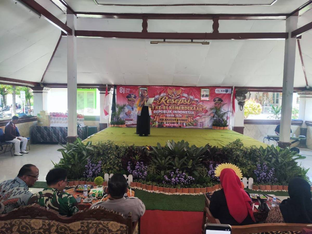 Resepsi HUT ke-81 RI di Dringu, Danramil Ajak Warga Perkuat Persatuan
