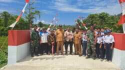 Jembatan Armco Di Desa Maidi Rampung, Bukti Nyata Kepedulian TNI AD kepada Rakyat Jembatan Armco Di Desa Maidi Rampung, Bukti Nyata Kepedulian TNI AD kepada Rakyat