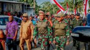 Sang Merah Putih Terbesar di Indonesia Berkibar di Puncak Gunung Cycloop, Koops TNI Habema : Gegap Gempita Damai Persatuan dari Tanah Cenderawasih
