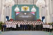 Panglima TNI Hadiri Pengukuhan Paskibraka Tingkat Pusat Tahun 2026