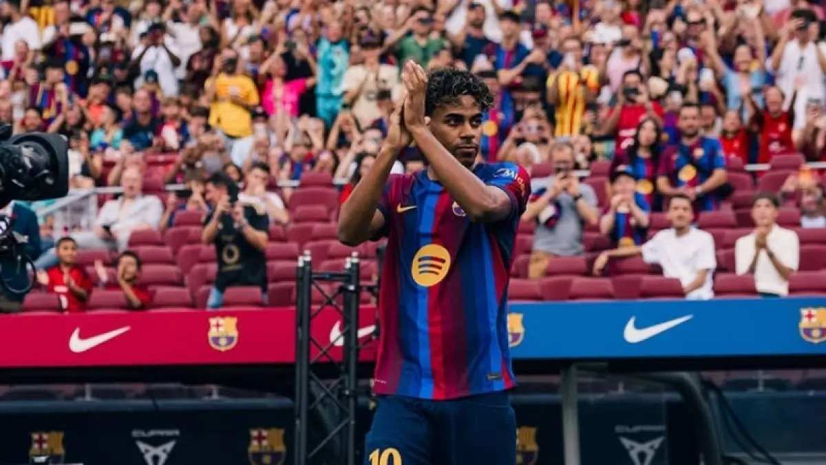 Ekspresi Kesedihan Lamine Yamal di Barcelona