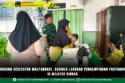 Dukung Kesehatan Masyarakat, Babinsa Lakukan Pendampingan Posyandu Di Wilayah Binaan
