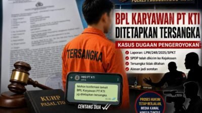 Karyawan PT KTI Jadi Tersangka Dugaan Penganiayaan, HRD Belum Beri Tanggapan