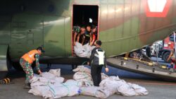 Hercules TNI AU Mendarat di Lanud Sjamsudin Noor Bawa Kekuatan Baru dari Kemhan RI, Penanganan Karhutla Kalimantan Selatan Kian Diperkuat