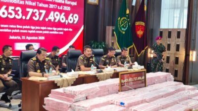 Kejagung Terima Rp401 M dari PT CNI Terkait Kasus Korupsi Nikel di Sultra Kejagung Terima Rp401 M dari PT CNI Terkait Kasus Korupsi Nikel di Sultra