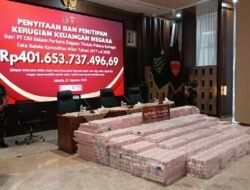 Pameran Uang Sitaan Kejagung dalam Kasus Korupsi Nikel