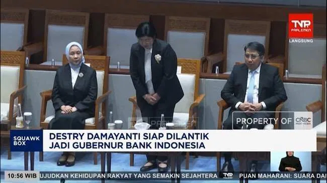 Destry Damayanti Dilantik Menjadi Gubernur Bank Indonesia