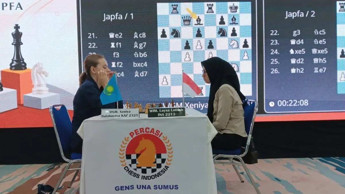 Kekalahan Pecatur Indonesia di Babak Kedua Japfa Chess Festival 2026 Kekalahan Pecatur Indonesia di Babak Kedua Japfa Chess Festival 2026