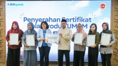 Penyerahan Sertifikat Halal untuk UMKM di Jabodetabek