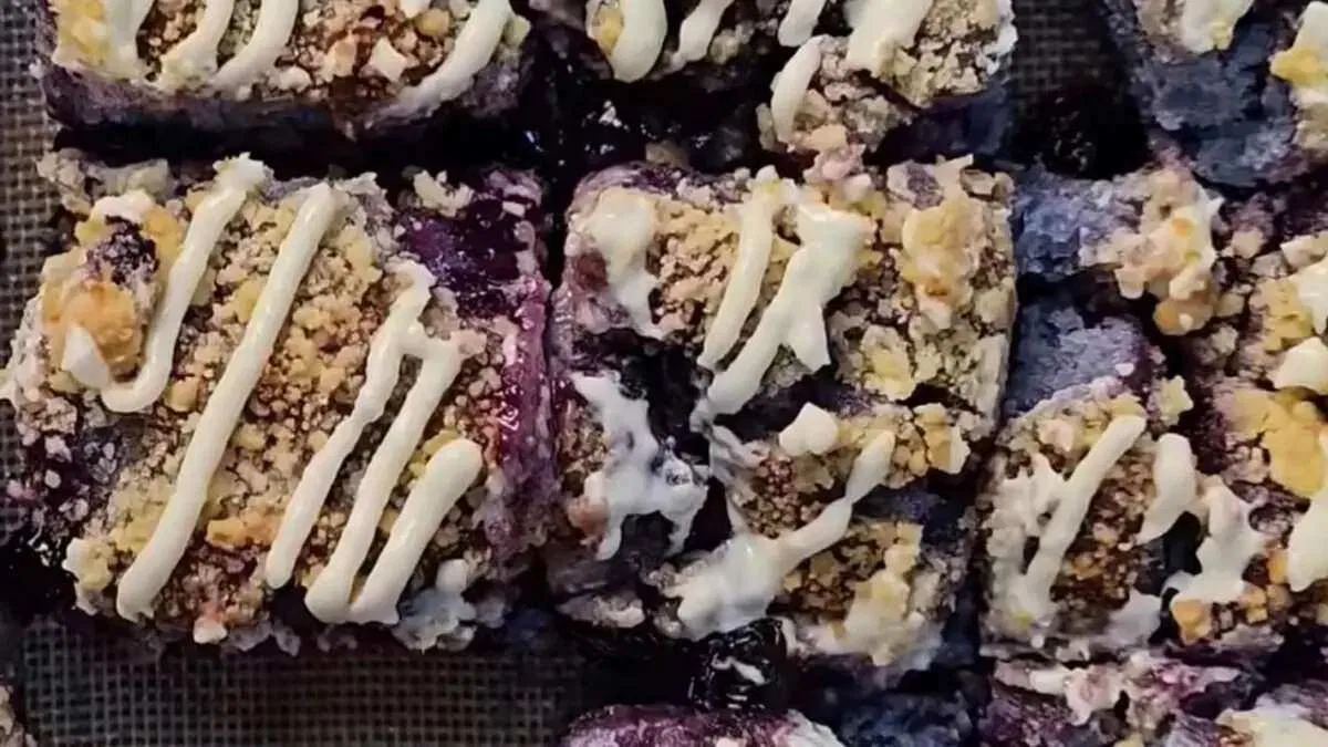 Membuat Blueberry Cheese Focaccia Tanpa Mixer