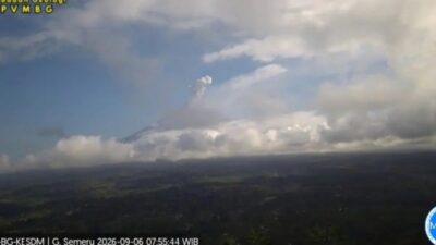 Fenomena Erupsi Bersamaan Empat Gunung Api di Indonesia