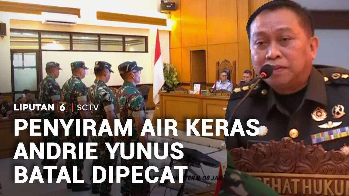 Keputusan Pengadilan Militer Terkait Kasus Andrie Yunus