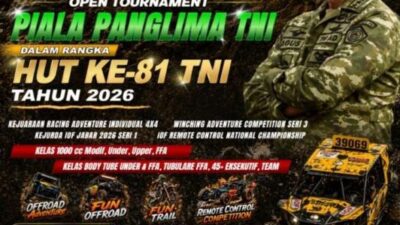 Turnamen Offroad Piala Panglima TNI di Bandung