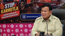Prabowo Suarakan Pencegahan Kebakaran Hutan Menuju IKN
