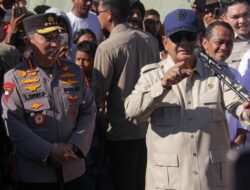 Pemantauan Penanganan Gempa Flores oleh Presiden Prabowo