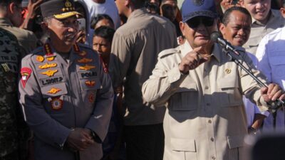 Pemantauan Penanganan Gempa Flores oleh Presiden Prabowo