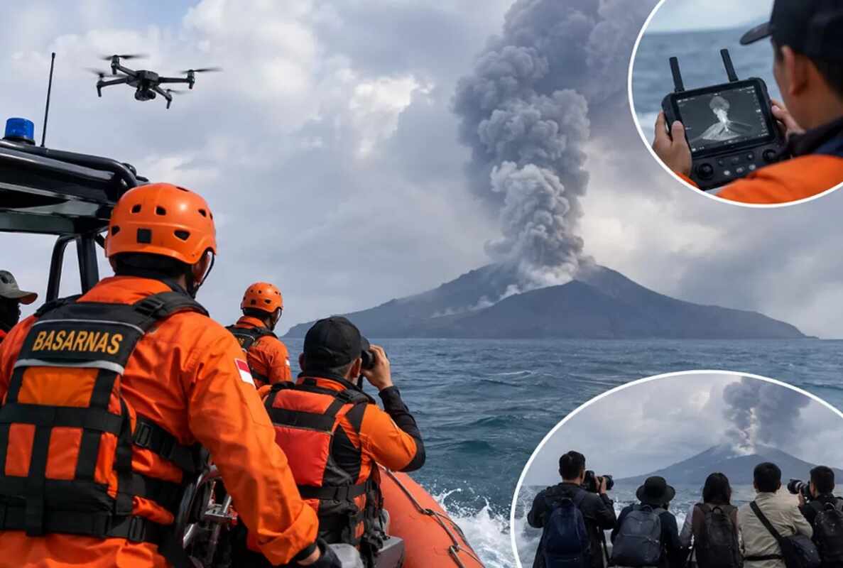 Misteri Hilangnya Lima Jurnalis di Gunung Anak Krakatau