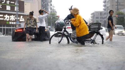 Hujan Ekstrem Melumpuhkan Nagoya: Lebih dari 1.600 Orang Terpaksa Mengungsi