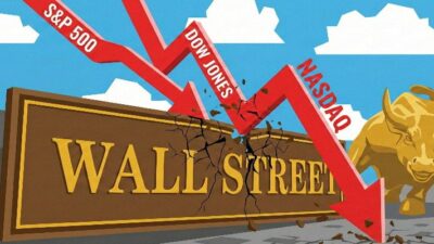 Indeks Wall Street Turun di Tengah Kenaikan Emas