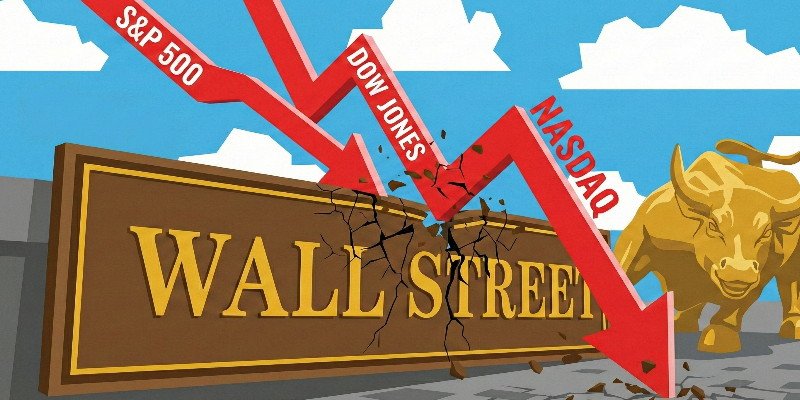 Indeks Wall Street Turun di Tengah Kenaikan Emas