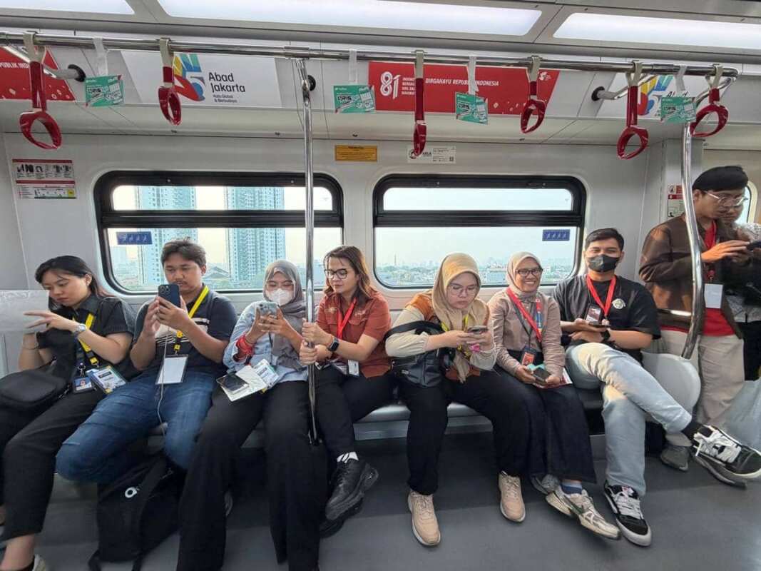 Pengujian Awal LRT Jakarta Rute Kelapa Gading-Manggarai