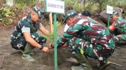 TNI Lakukan Penanaman Mangrove di Cilacap untuk Cegah Abrasi