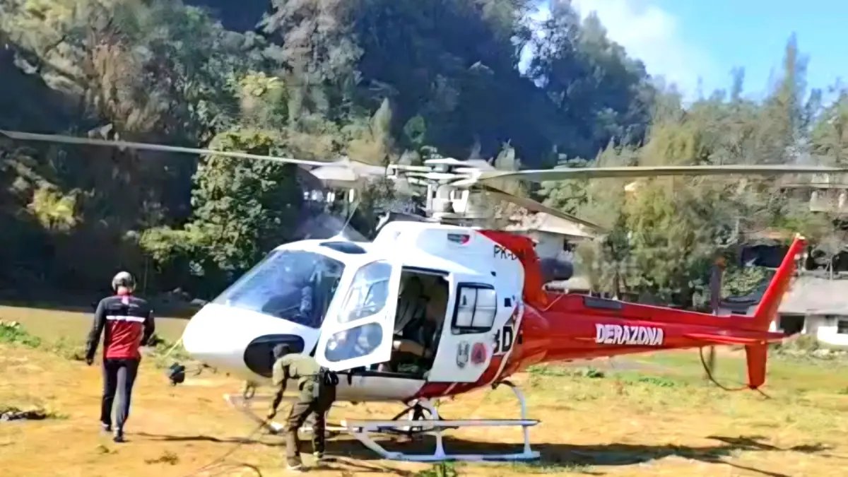 Upaya Pemadaman Karhutla di Gunung Bromo Berlanjut