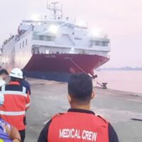 Evakuasi Penumpang Kapal MV Haida Di Banjarmasin