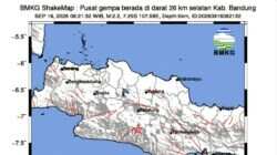 Guncangan Ringan di Bandung: Gempa Magnitudo 2,2 Terasa Hingga Pangalengan