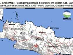 Guncangan Ringan di Bandung: Gempa Magnitudo 2,2 Terasa Hingga Pangalengan