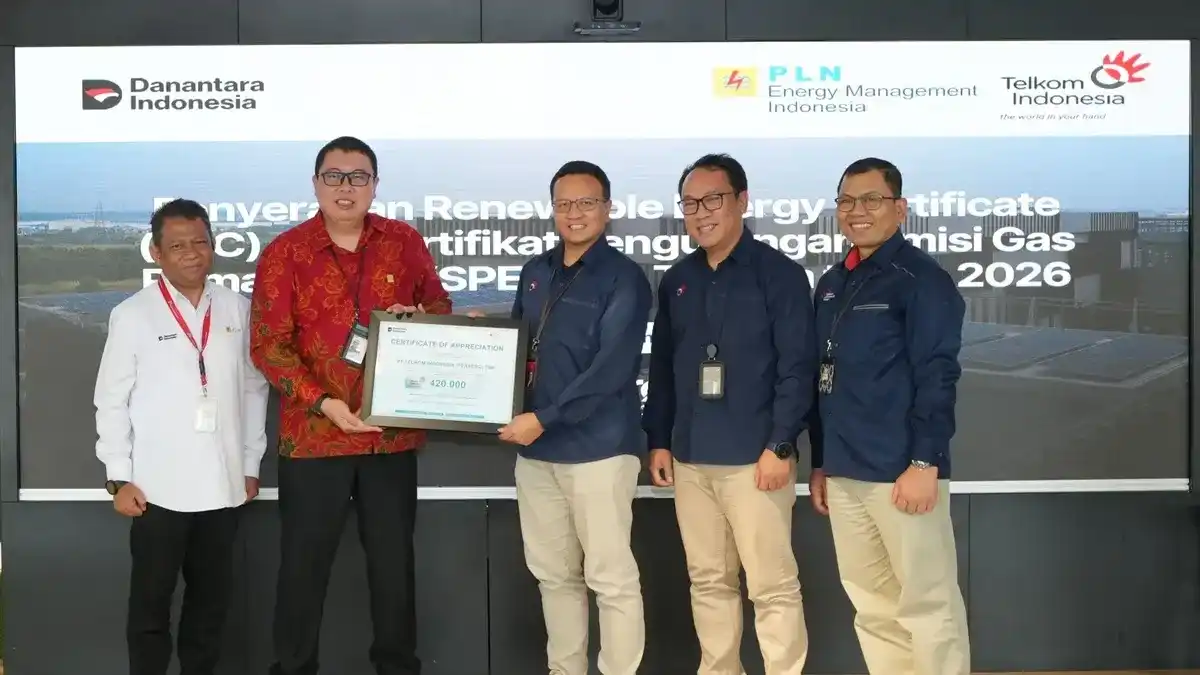 Telkom Indonesia Raih Pengakuan Net Zero Emisi
