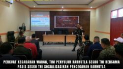 Perkuat Kesadaran Warga, Tim Penyuluh Karhutla Sesko TNI Bersama Pasis Sesko TNI Sosialisasikan Pencegahan Karhutla Perkuat Kesadaran Warga, Tim Penyuluh Karhutla Sesko TNI Bersama Pasis Sesko TNI Sosialisasikan Pencegahan Karhutla