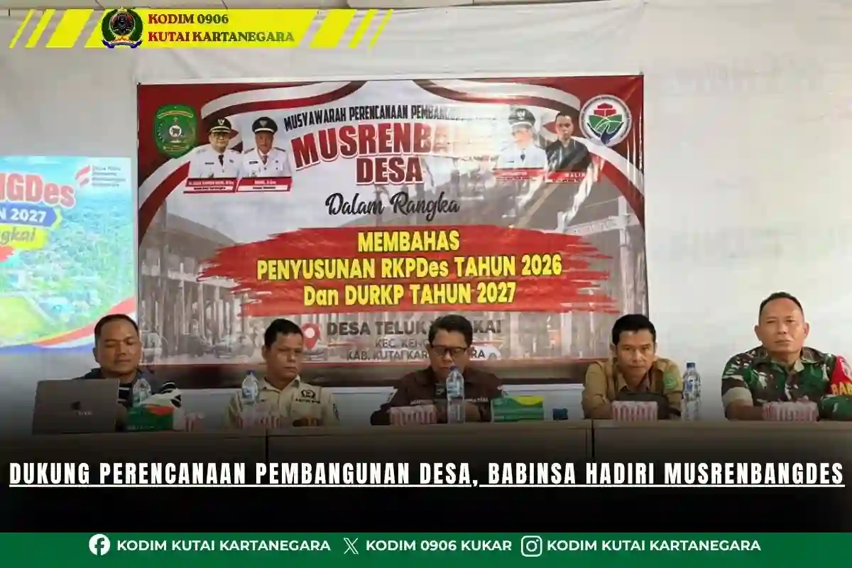 Dukung Perencanaan Pembangunan Desa, Babinsa Hadiri Musrenbangdes Dukung Perencanaan Pembangunan Desa, Babinsa Hadiri Musrenbangdes