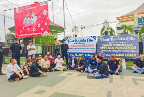 Aliansi LEGAM Kirim Pesan Keras Lewat Tahlil, DPRD Probolinggo Diuji