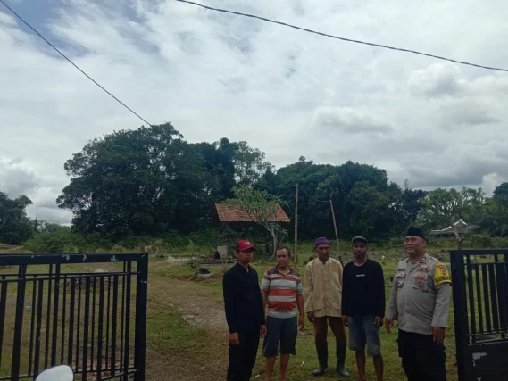 Program Poliran, Aiptu Rukmono Sambangi Warga Desa Budimulya dan Sampaikan Imbauan Kamtibmas