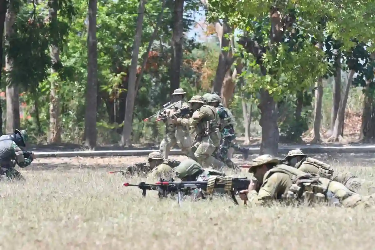 TNI–ADF Laksanakan Latihan Move Patrol dan Ambush, Tingkatkan Kemampuan Taktis di Keris Woomera 2026