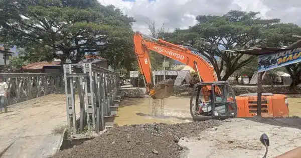 Banjir Berkepanjangan di Aceh Tenggara Hanyutkan Bangunan Intake Air Bersih