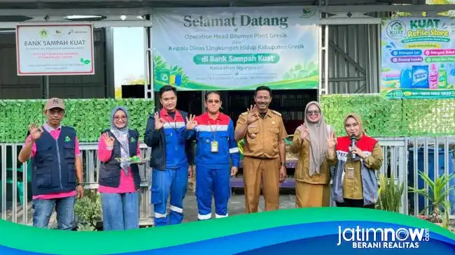 Fasilitas Bank Sampah di Ngargosari Gresik Diperbarui untuk Perkuat Pengelolaan Lingkungan
