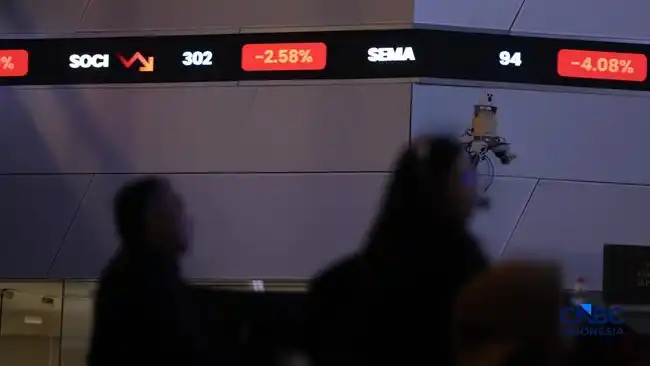 IHSG Tertekan hingga Hampir 2% pada Sesi I, Sektor Infrastruktur Paling Terpukul