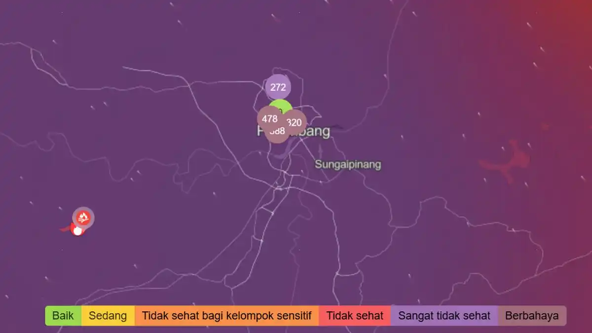 Asap Karhutla dan Puncak Panas Membayangi Sumatera Selatan