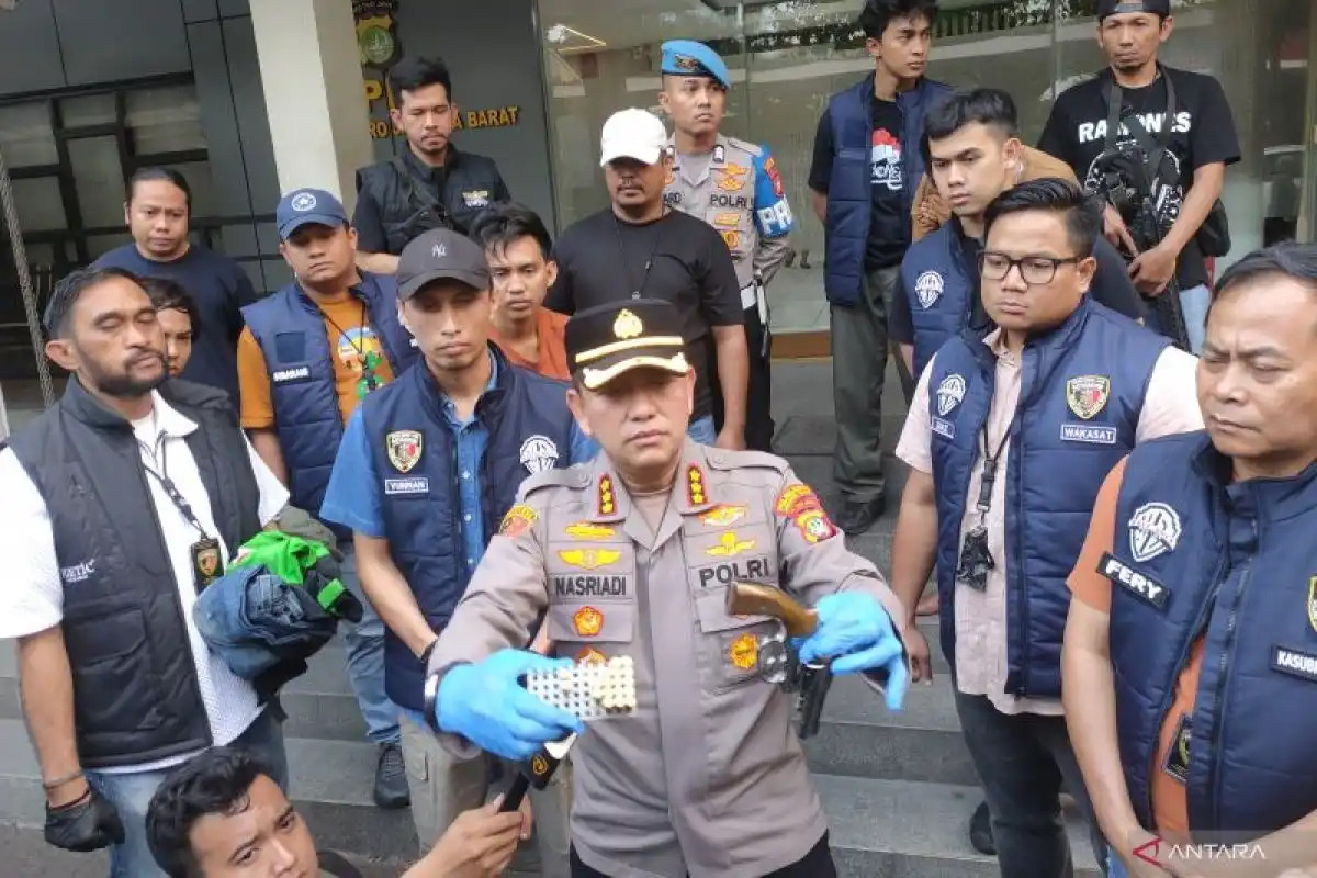 Pelarian Dua Pencuri Motor Bersenjata Api Berakhir di Kebun Singkong Lampung Timur