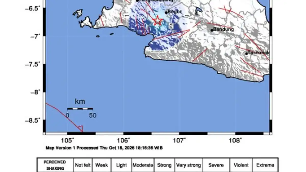 Gempa M 4,1 di Bogor: Waktu Kejadian, Lokasi, dan Dampak yang Dilaporkan