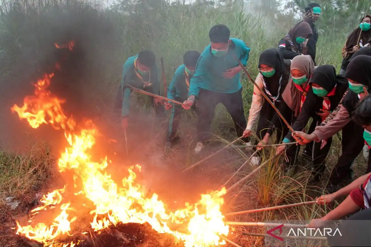 Kemenkes Minta Warga di Wilayah Karhutla Lindungi Diri dari Asap