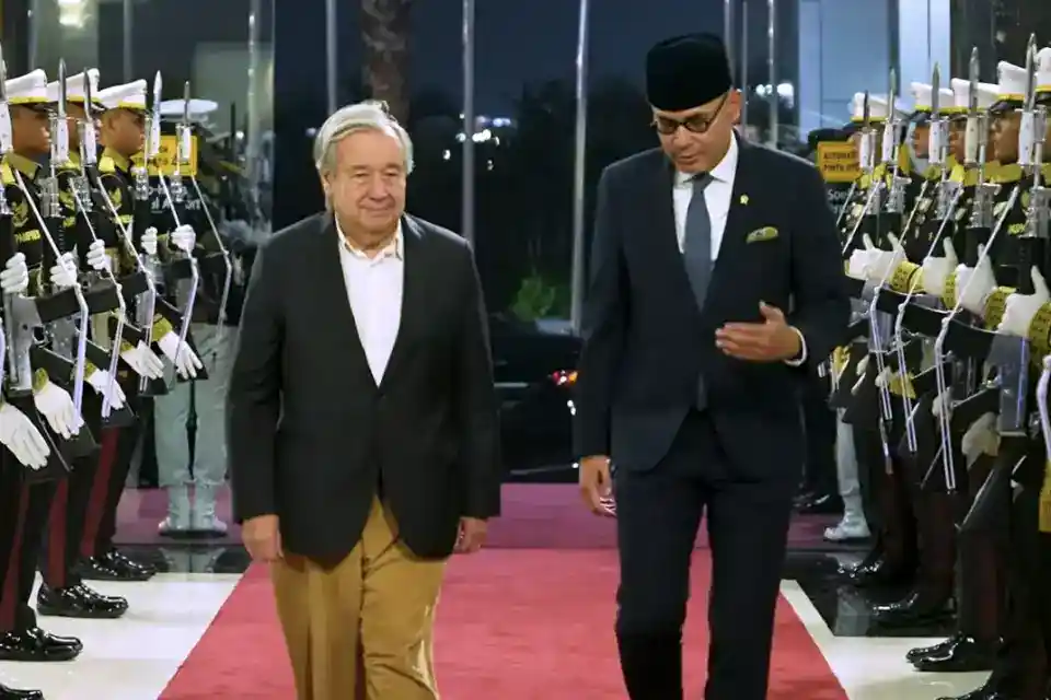 Agenda António Guterres di Indonesia: Bertemu Prabowo dan Mengunjungi Pusat Misi Perdamaian