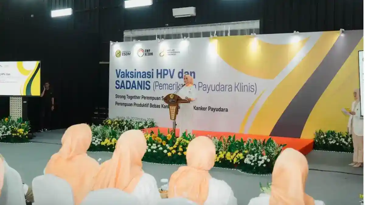 Layanan HPV dan SADANIS DWP ESDM Jangkau Empat Kota, Sri Suparni Dorong Perempuan Rutin Memeriksa Kesehatan