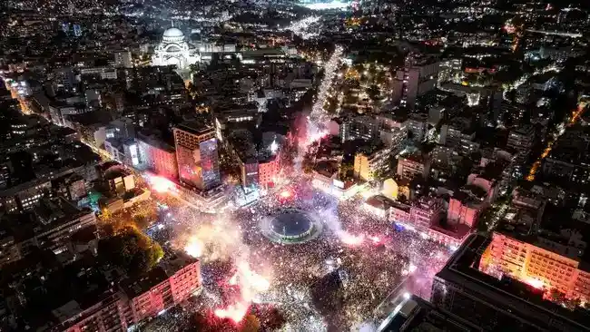 Gerakan Mahasiswa Serbia Uji Kekuatan Politik di Belgrade