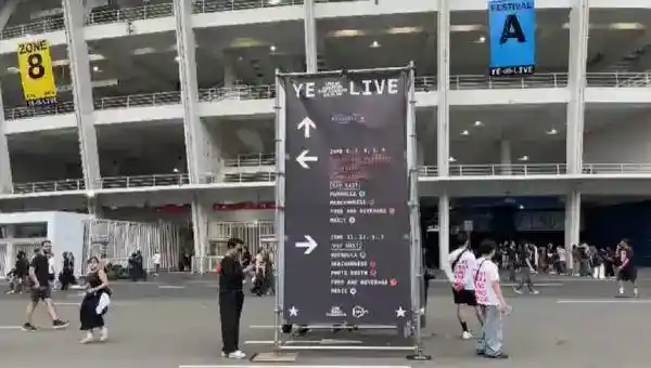 Konser Ye di Jakarta Hadirkan Lebih dari 50.000 Pengunjung dan Libatkan Ribuan Pekerja Lokal